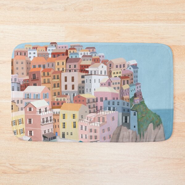 Item preview, Manarola, Italy Coastal Village Illustrated by Artist Carla Daly designed and sold by Carla Daly.