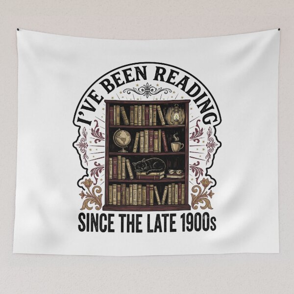 Item preview, I've Been Reading Since The Late 1900s Retro Bibliophile Book Humor designed and sold by get55shirt.