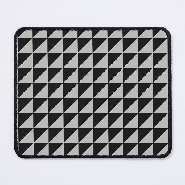 Item preview, Black And Silver Triangle Mosaic Pattern designed and sold by pattern-archive.