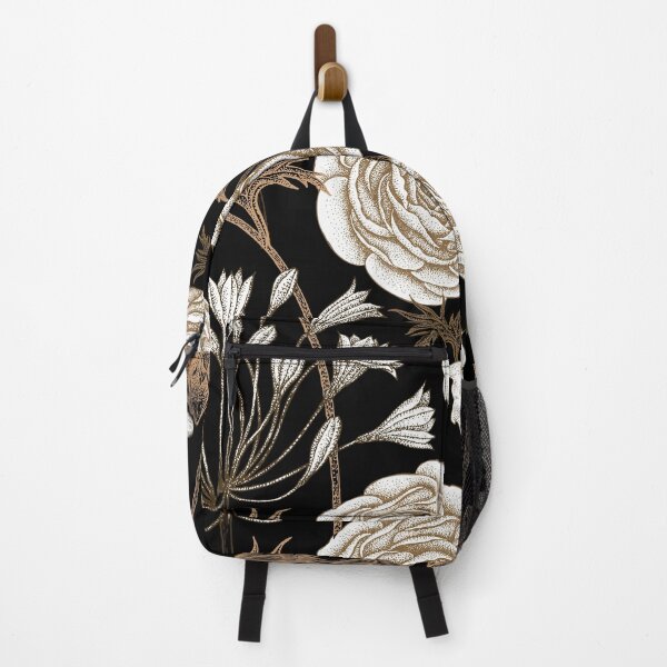 Item preview, Luxury Black, White and Gold Floral Seamless Design designed and sold by SugarCore.