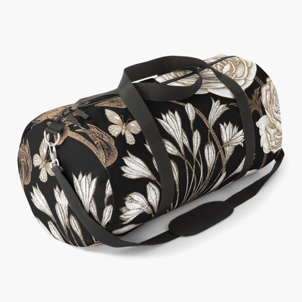 Item preview, Luxury Black, White and Gold Floral Seamless Design designed and sold by SugarCore.