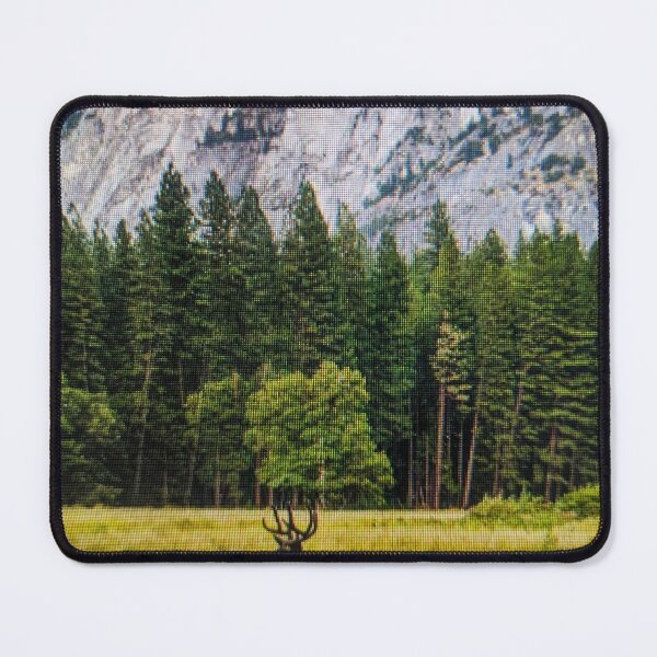 Item preview, Mule Deer in Yosemite Valley with Half Dome designed and sold by rizkyintan8.
