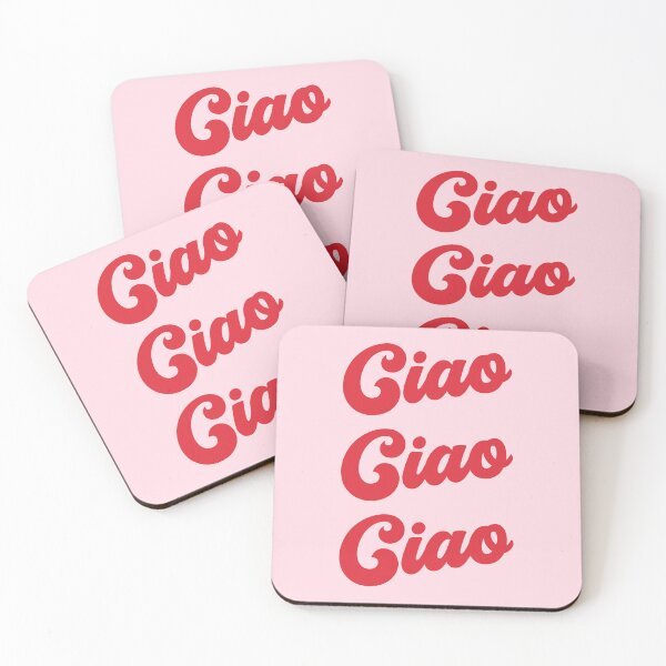 Item preview, Ciao repeating text (Pink Tone) designed and sold by Paigaam.