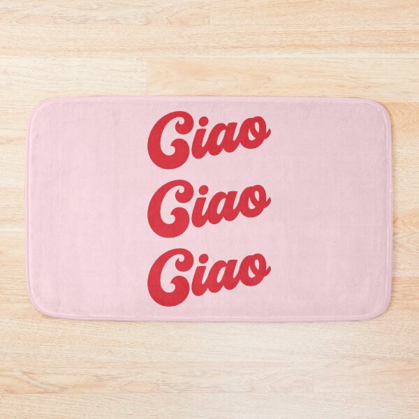Item preview, Ciao repeating text (Pink Tone) designed and sold by Paigaam.