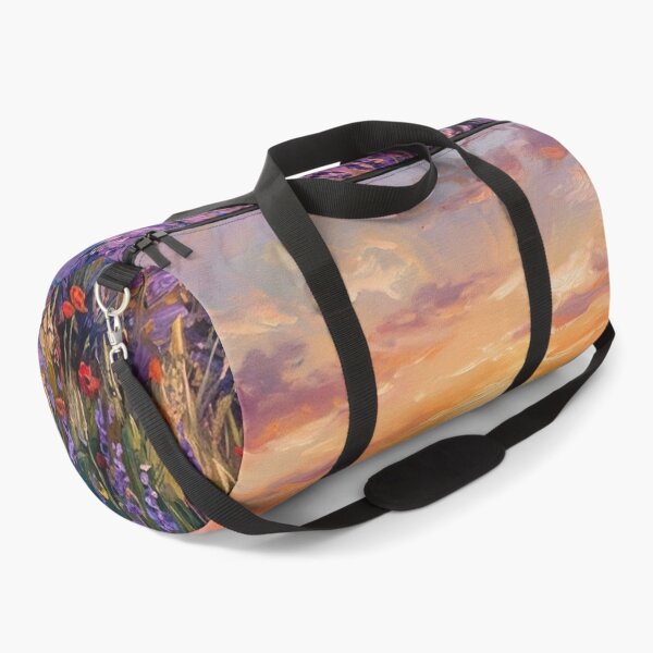 Item preview, French Lavender Fields Golden Hour Art designed and sold by randyknudsen.