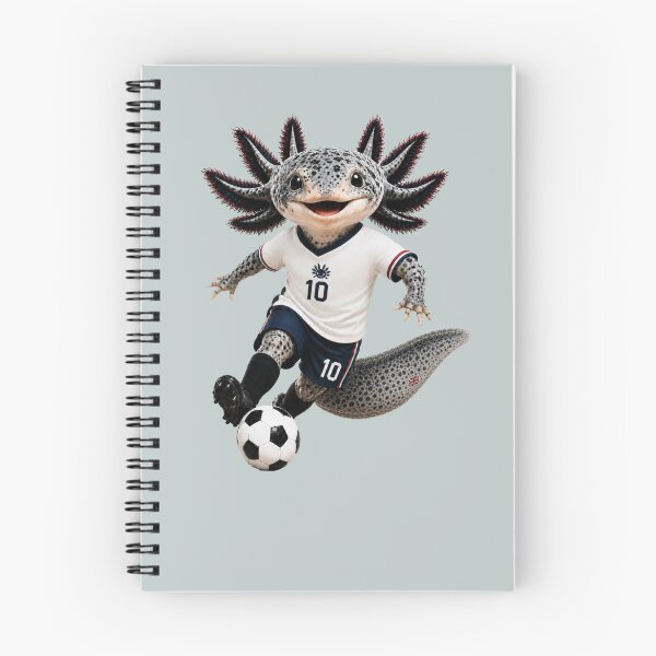 Item preview, Cute England Axolotl Soccer Mascot – Number 10 Football Fan Cartoon designed and sold by MonsoonInkX.