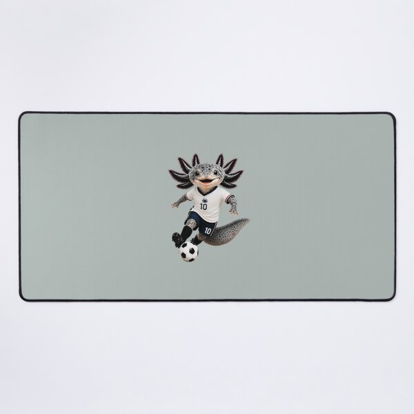 Item preview, Cute England Axolotl Soccer Mascot – Number 10 Football Fan Cartoon designed and sold by MonsoonInkX.