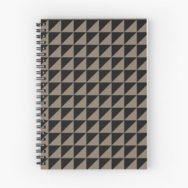 Item preview, Black And Taupe Triangle Mosaic Pattern designed and sold by pattern-archive.