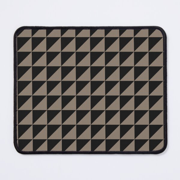 Item preview, Black And Taupe Triangle Mosaic Pattern designed and sold by pattern-archive.