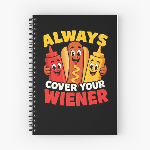 Item preview, Always Cover Your Wiener Funny Hot Dog Gear designed and sold by DynamicDesign.