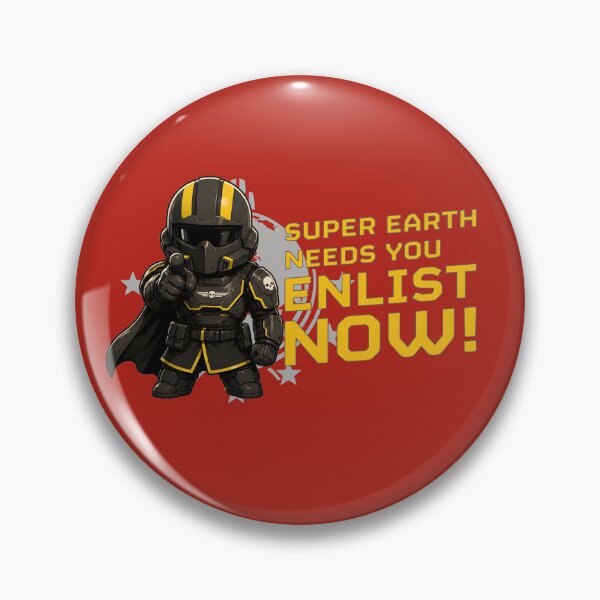 Item preview, Enlist Now, Super Earth Needs You designed and sold by Cine Store Merch.