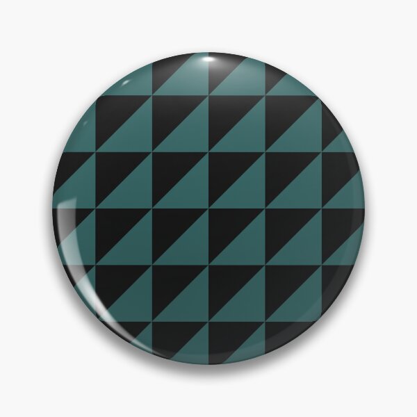 Item preview, Black And Teal Triangle Mosaic Pattern designed and sold by pattern-archive.