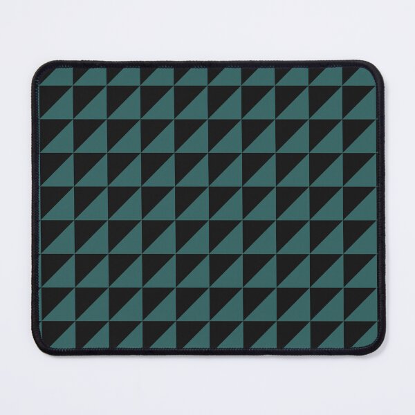 Item preview, Black And Teal Triangle Mosaic Pattern designed and sold by pattern-archive.