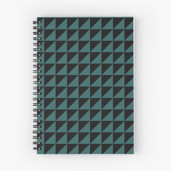 Item preview, Black And Teal Triangle Mosaic Pattern designed and sold by pattern-archive.