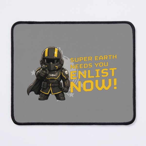 Item preview, Enlist Now, Super Earth Needs You designed and sold by Cine Store Merch.