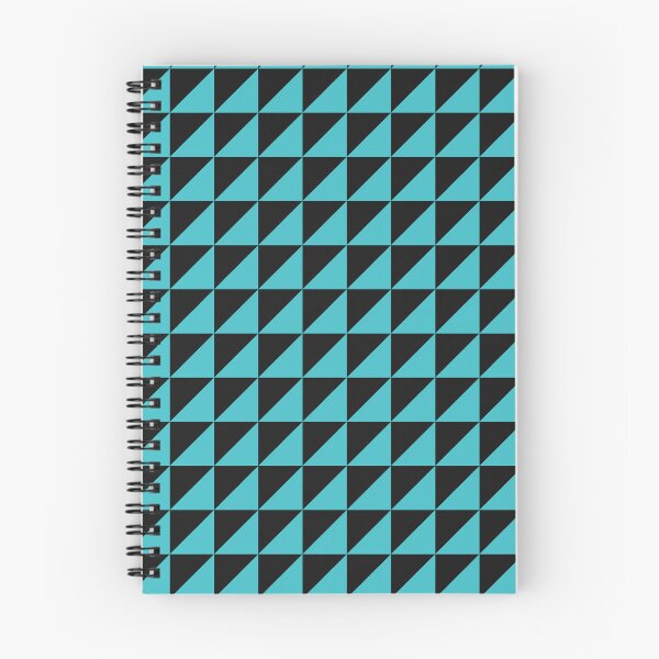 Item preview, Black And Turquoise Triangle Mosaic Pattern designed and sold by pattern-archive.