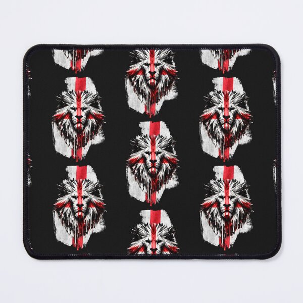 Item preview, England St Geore Lion Wax Face Union Flag | English Patriotic UK Lion Artwork designed and sold by Genius Geek.