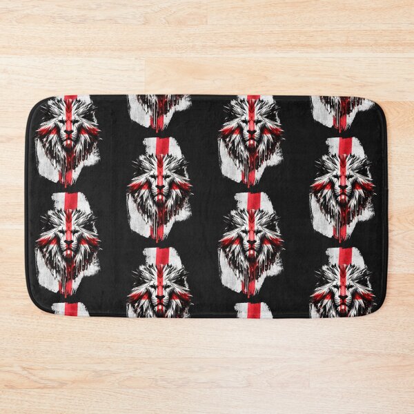 Item preview, England St Geore Lion Wax Face Union Flag | English Patriotic UK Lion Artwork designed and sold by Genius Geek.