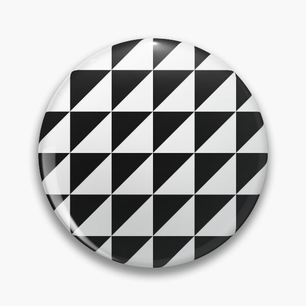 Item preview, Black And White Triangle Mosaic Pattern designed and sold by pattern-archive.