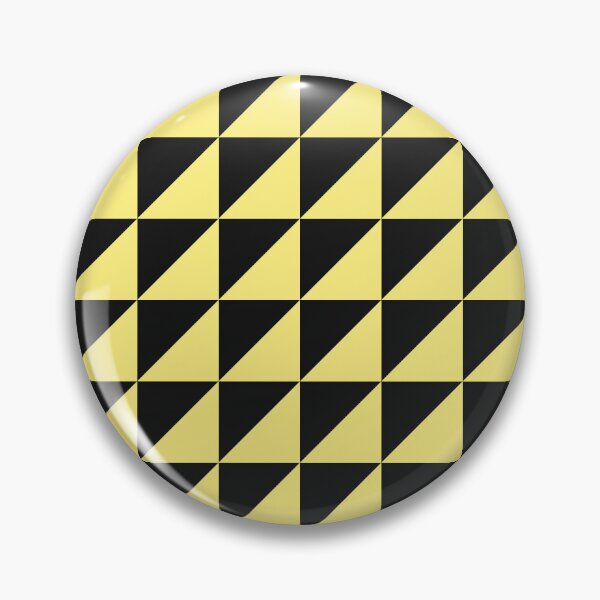 Item preview, Black And Yellow Triangle Mosaic Pattern designed and sold by pattern-archive.