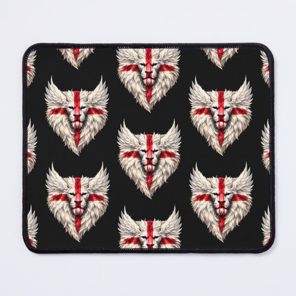 Item preview, England St George Lion Wings Face Union Flag | English Patriotic UK Lion Artwork designed and sold by Genius Geek.