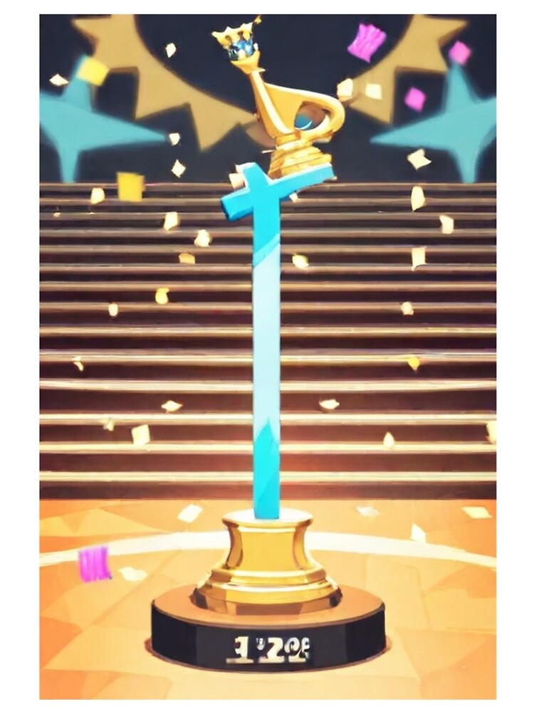 Thumbnail 5 von 5, A-Linien Kleid, Digital Art - Conceptual Trophy, Absurd and Opulent Design designt und verkauft von Reverso-Design.