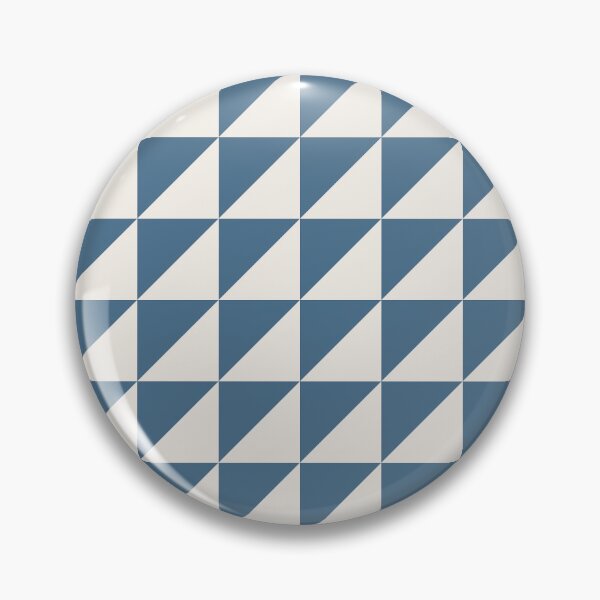Item preview, Blue And Cream Triangle Mosaic Pattern designed and sold by pattern-archive.