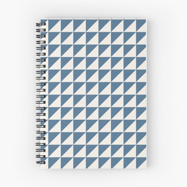 Item preview, Blue And Cream Triangle Mosaic Pattern designed and sold by pattern-archive.