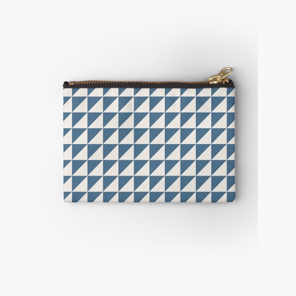 Item preview, Blue And Cream Triangle Mosaic Pattern designed and sold by pattern-archive.
