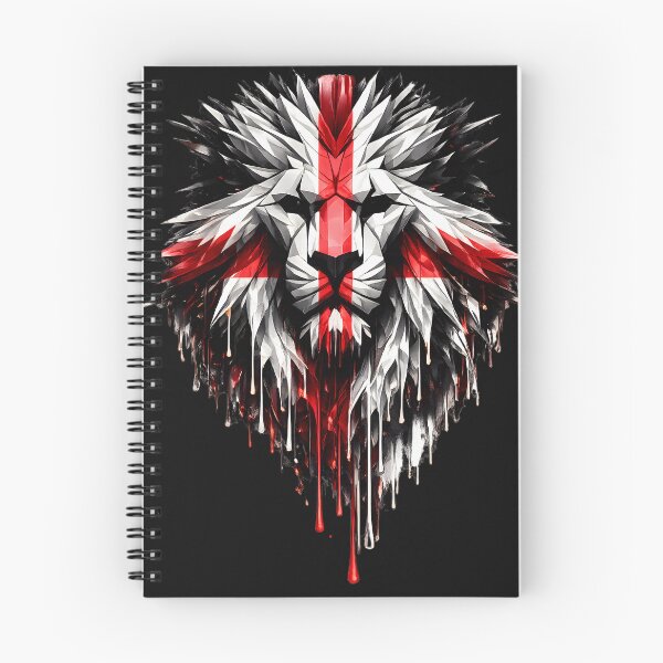 Item preview, England British Lion wax Face Union Flag | English Patriotic UK Lion Artwork designed and sold by Genius Geek.