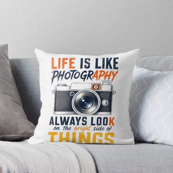Item preview, Life Is Like Photography Always Look On The Bright Side Of Things Photographer Motivational Quote designed and sold by JonesFlora2025.