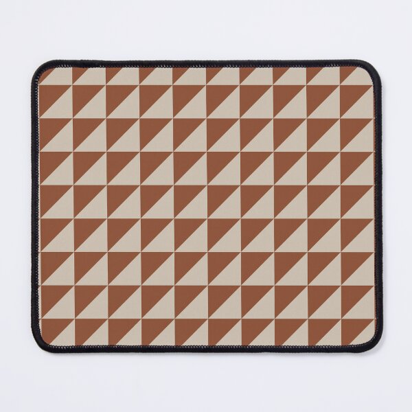 Item preview, Copper And Sand Triangle Mosaic Pattern designed and sold by pattern-archive.