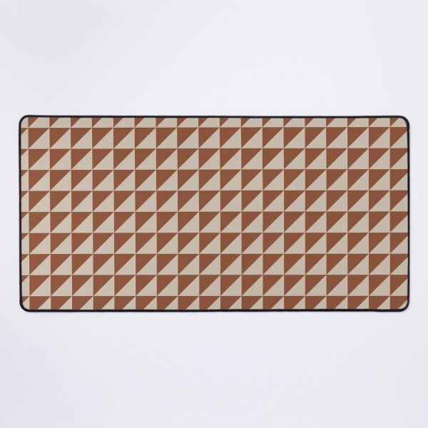 Item preview, Copper And Sand Triangle Mosaic Pattern designed and sold by pattern-archive.