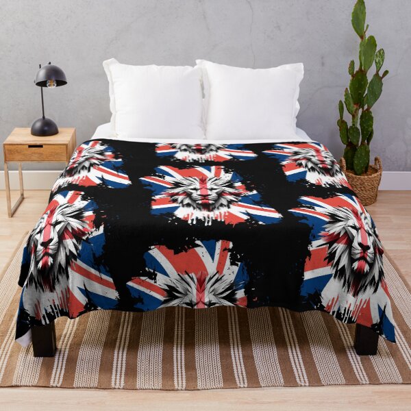 Item preview, England British Lion Face Union Flag | English Patriotic UK Lion Artwork designed and sold by Genius Geek.