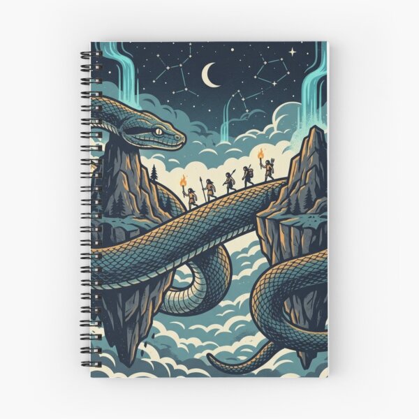 Item preview, Serpent Bridge – Mythical Mountain Fantasy designed and sold by Dogandesighn.
