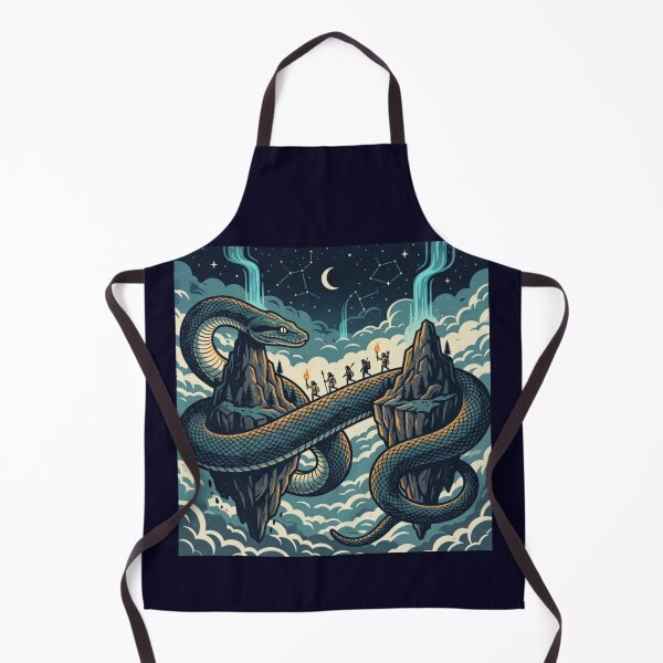 Item preview, Serpent Bridge – Mythical Mountain Fantasy designed and sold by Dogandesighn.