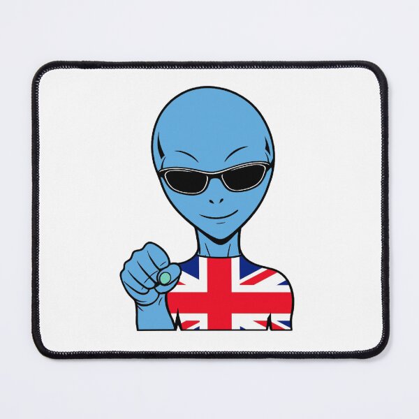 Item preview, Zorgo England | Sunglasses Alien | British Flag Shirt | Cute Alien Gift | UK Merchandise designed and sold by The-Visitors.