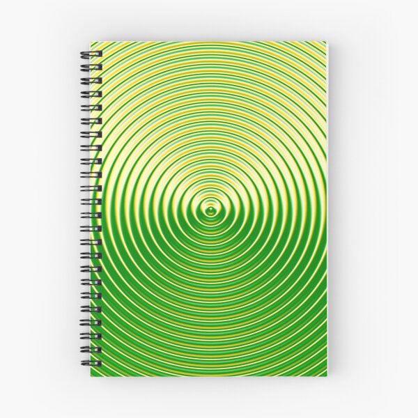 Item preview, Abstract Pattern "Green - Gold Circle" designed and sold by Gluecknika.