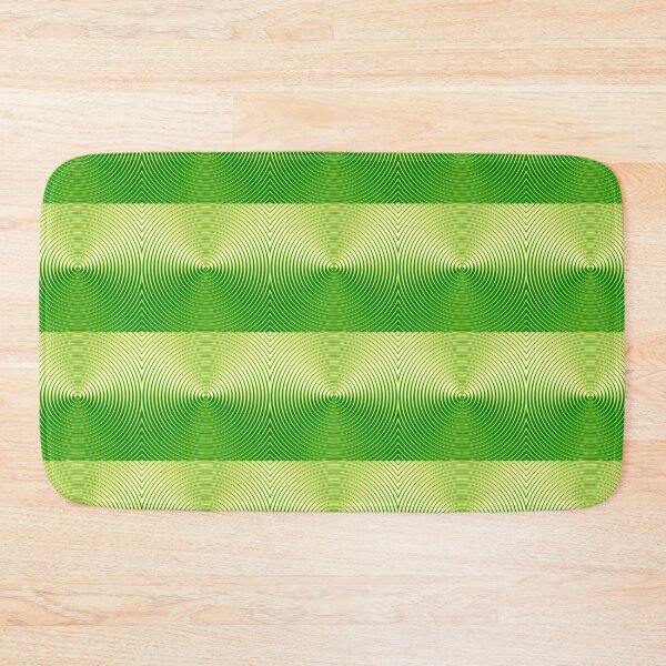 Item preview, Abstract Pattern "Green - Gold Circle" designed and sold by Gluecknika.