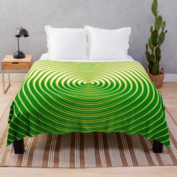 Item preview, Abstract Pattern "Green - Gold Circle" designed and sold by Gluecknika.
