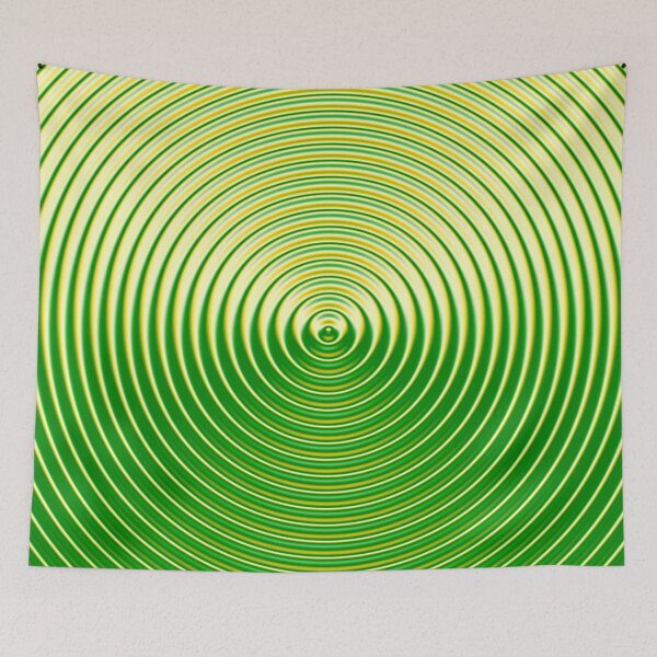 Artikelvorschau, Abstract Pattern "Green - Gold Circle" entworfen und verkauft von Gluecknika.