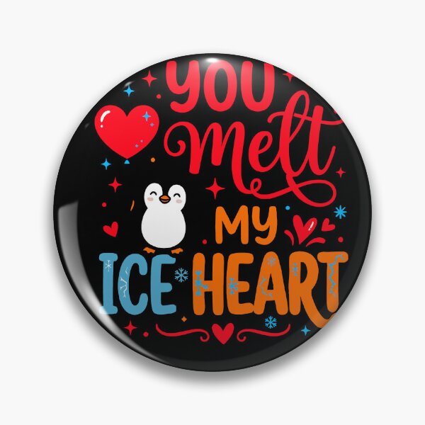 Item preview, You Melt My Ice Heart Cute Romantic Valentine Anniversary designed and sold by ShetuAhsan.