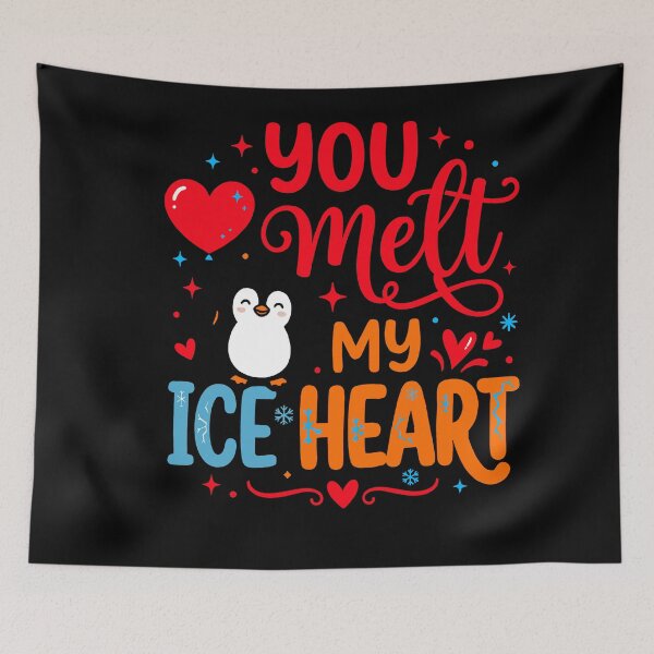 Item preview, You Melt My Ice Heart Cute Romantic Valentine Anniversary designed and sold by ShetuAhsan.