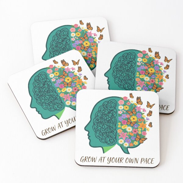 Item preview, Grow At Your Own Pace Mental Health Matters Self Love Gift designed and sold by AkDesign022.
