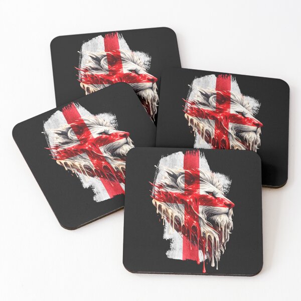 Item preview, England British Lion Face Union Flag | English Patriotic UK Lion Artwork designed and sold by Genius Geek.