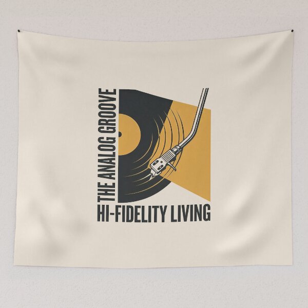 Item preview, The Analog Groove - Hi Fidelity Vinyl Record designed and sold by Zazz Lee.