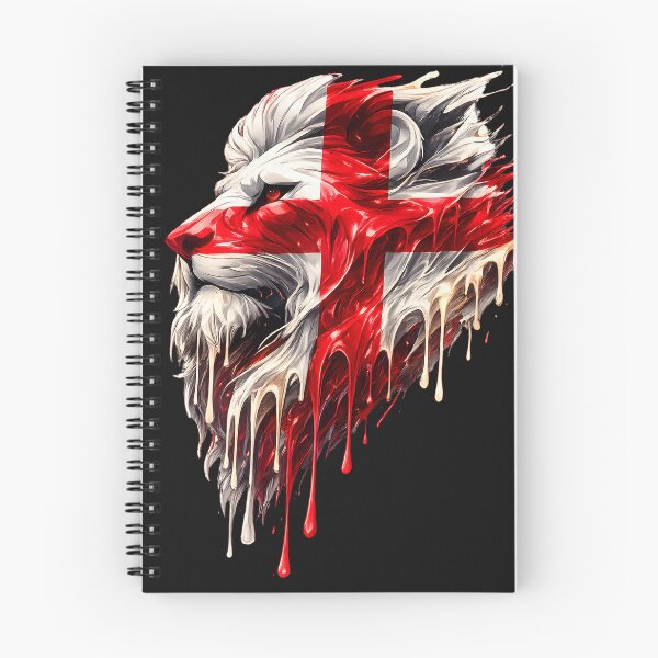 Item preview, England St George Lion Face Union Flag | English Patriotic UK Lion Artwork designed and sold by Genius Geek.