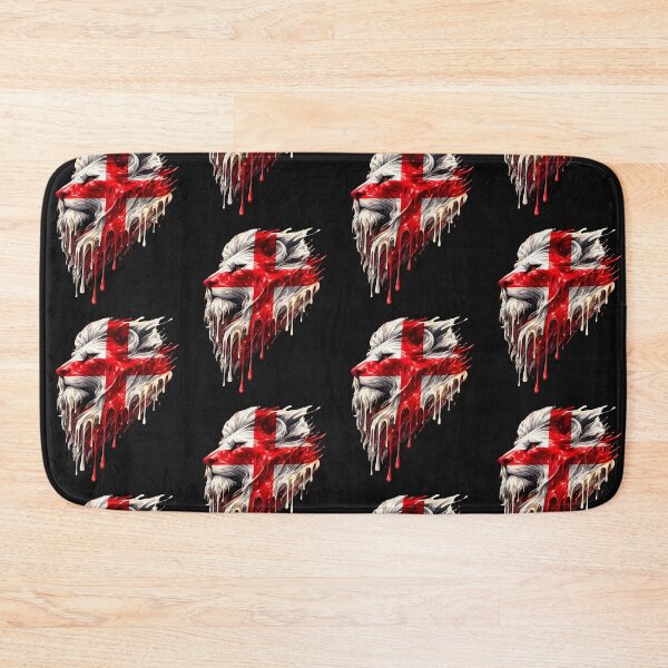 Item preview, England St George Lion Face Union Flag | English Patriotic UK Lion Artwork designed and sold by Genius Geek.
