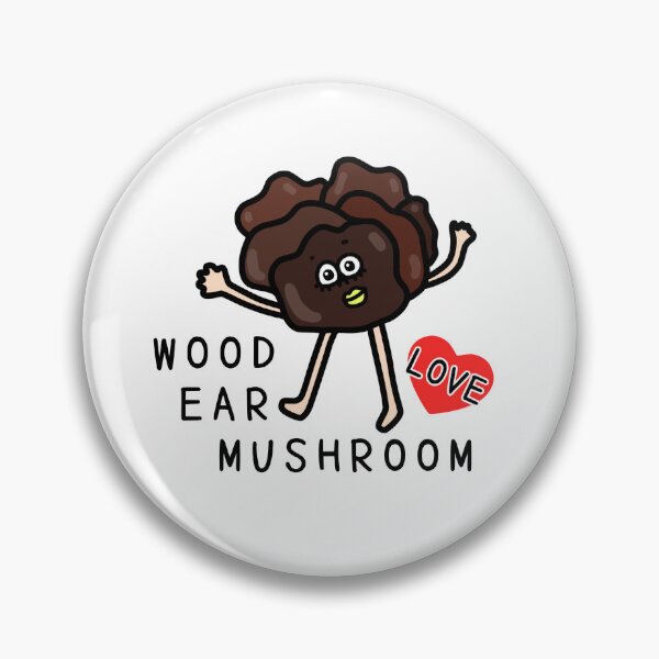 Item preview, Cute I LOVE WOOD EAR MUSHROOM designed and sold by kanaehonkawa.