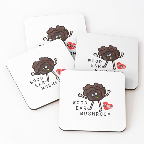 Item preview, Cute I LOVE WOOD EAR MUSHROOM designed and sold by kanaehonkawa.